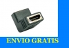 CONECTOR / ADAPTADOR HDMI HEMBRA/HEMBRA ACODADO PARA TV